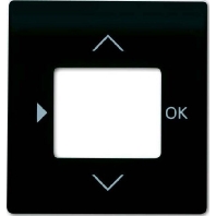 6435-775 - Cover plate for time switch black 6435-775