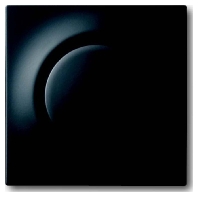 6543-775-101 - Cover plate for switch/dimmer black 6543-775-101