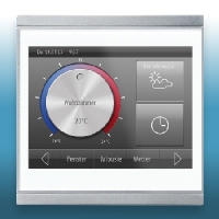 ELS 70254 CT KNX WL - EIB, KNX 3.5 inch Corlo Touch with WLAN and 4 binary inputs, white, ELS 70254 CT KNX WL