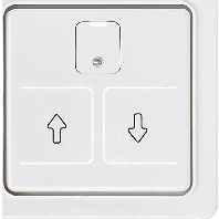 207064 - Cover plate for venetian blind white 207064