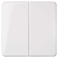 213664 - Cover plate for switch/push button white 213664