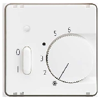 227124 Cover plate for switch white 227124