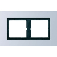LSP 982 AL - Frame 2-gang aluminium LSP 982 AL