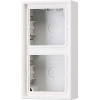 LS 582 A W - Surface mounted housing 2-gang LS 582 A W