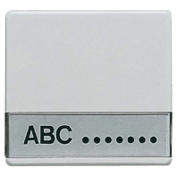 600 NA - Cover plate for switch/push button grey 600 NA