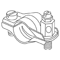 17/10 - Earthing pipe clamp 10...13mm 17/10