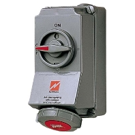Image of 7287 - Wanddose DUO 32A, 4p, 6h, 400V, IP67 7287
