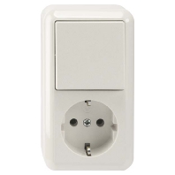 MEG3495-8719 - Combination switch/wall socket outlet MEG3495-8719