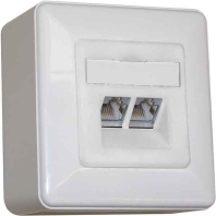 E-DAT 8/8(8)AP rws - RJ45 8(8) Data outlet Cat.5E white E-DAT 8/8(8)AP rws
