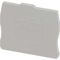 D-MPT 2,5 (50 Stück) - End/partition plate for terminal block D-MPT 2,5