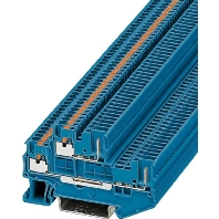 PTTB 1,5/S/2P BU  (50 Stück) - Doppelstock-Klemme PTTB 1,5/S/2P BU