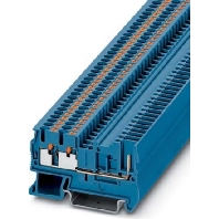 PT 2,5-TWIN/1P BU (50 Stück) - Feed-through terminal block 5,2mm 24A PT 2,5-TWIN/1P BU