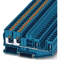 PT 6-QUATTRO/2P BU (50 Stück) - Feed-through terminal block 8,2mm 41A PT 6-QUATTRO/2P BU