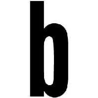 99220.003.B/K - Label for house no. luminaire small B 99220.003.B/K