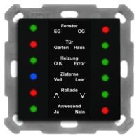 SCN-LED5506.01 - KNX LED Indicator 55, Black matt SCN-LED5506.01