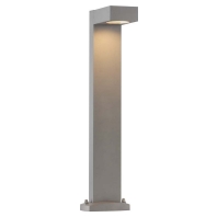 SLV Quadrasyl 75 gr Staande buitenlamp Spaarlamp GX53 11 W 232294 Zilver-grijs