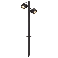 SLV SITRA 360 SL SPIKE antraciet 2xGX53 IP44, 231535
