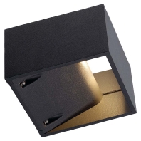 SLV Logs Wall Buiten LED-wandlamp 6 W Antraciet