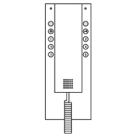 BTC 750-02/03 - Expansion module for intercom system BTC 750-02/03
