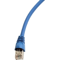 Telegärtner Netwerk Aansluitkabel CAT 5e U-UTP 0.50 m Hemelsblauw