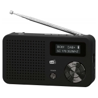Imperial DABMAN 13 DAB+ Wekkerradio DAB+, FM Accu laadfunctie Zwart