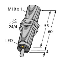 Bi 5-M18-AZ3X - Inductive proximity sensor 5mm Bi 5-M18-AZ3X