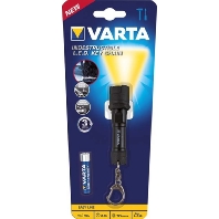 Varta Indestructible Key Chain LED Mini zaklamp Werkt op batterijen 12 lm 30 g Zwart