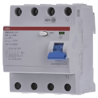 F204AS-40/0,3 - Residual current breaker 4-p F204AS-40/0,3