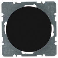 Berker blindplaat R1-R3 zwart 10092045