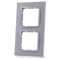 10126424 - Frame 2-gang aluminium 10126424