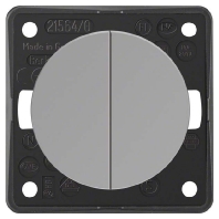 936752507 - Push button 2 make contacts (NO) grey 936752507