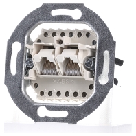 0215 - RJ45 8(8) Data outlet white 0215