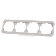 1724-22G - Frame 4-gang cream white 1724-22G