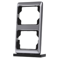 1732 Ka 266 Frame 2 Gang Titanium Ka huismerk kopen in de aanbieding 1732 Ka 266 Frame 2 Gang Titanium Ka huismerk kopen in de aanbieding