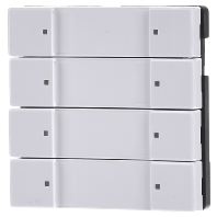 6127/02-84 - EIB, KNX push button sensor 4/8-fold multifunction, 6127/02-84