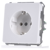 215004 Socket outlet protective contact white 215004