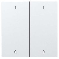 DW-F4T65-wg+IO - Touch rocker for home automation white DW-F4T65-wg+IO