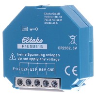 Draadloos 4 voudige schakelaar met antenne en batterij F4USM 61B Eltako