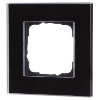 021105 - Frame 1-gang black 021105