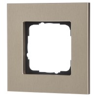 0211217 - Frame 1-gang aluminium 0211217