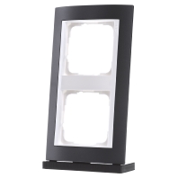 0212328 - Frame 2-gang anthracite 0212328
