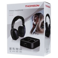 Thomson WHP3311 Draadloze hoofdtelefoon, Zwart