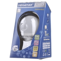 Megaman LED-lamp E27 3.5 W=25 W Kogel dimbaar