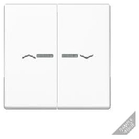 A 595 BF KO5 P WW - Cover plate for venetian blind white A 595 BF KO5 P WW