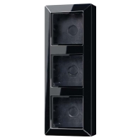 AS 583 A SW - Surface mounted housing 3-gang black AS 583 A SW