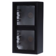 LS582ASWM - Surface mounted housing 2-gang black LS582ASWM