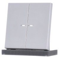 LS 995 KO5 LG - Cover plate for switch/push button grey LS 995 KO5 LG