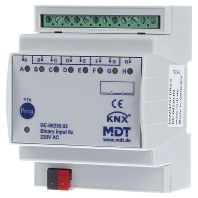 BE-08230.02 - EIB/KNX Binary Input 8-fold, 4SU MDRC, Inputs 230VAC, BE-08230.02