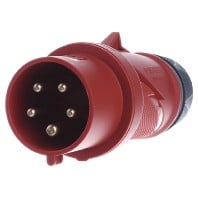 13523 - CEE plug 32A 5p 6h 400 V (50+60 Hz) red 13523