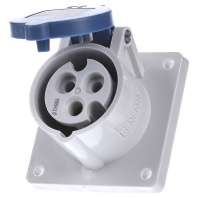 1668 - CEE-Panel socket 16A 3p 6h 1668